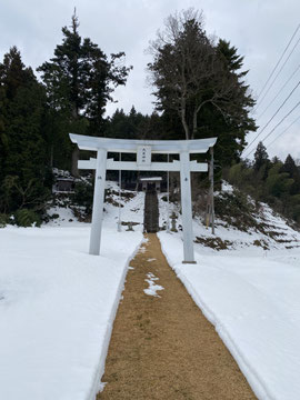 大呂神社参道