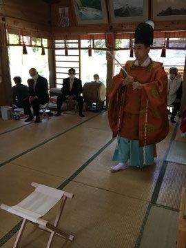 春季大祭 劔舞奉納