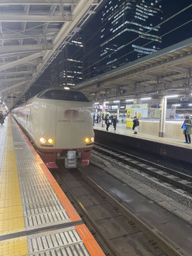 サンライズ出雲(出雲市行)入線