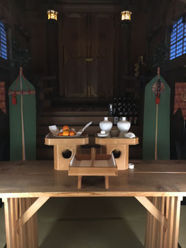 日供神饌と大祓の祓物