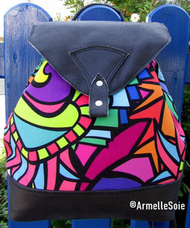 sac à dos, sac original, sac à main. création unique, fait main, fabrication française, femme,fabriqué en France , fait en Bretagne
