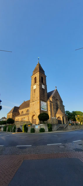 Abendsonne auf der Kirche in Schermbeck