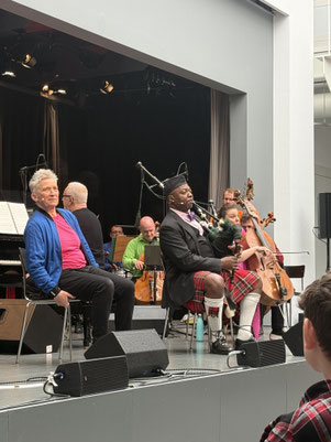 Musiker auf der Bühne