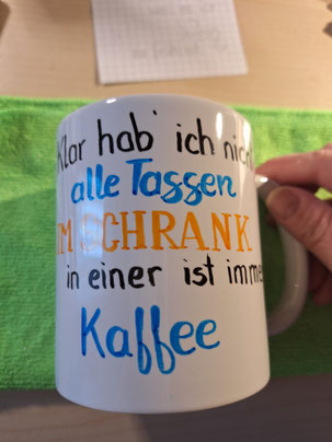 Kaffeebecher Spruch