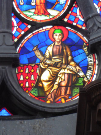 Notre-Dame de Tournai Rosace - Profeet HIEZECHIEL