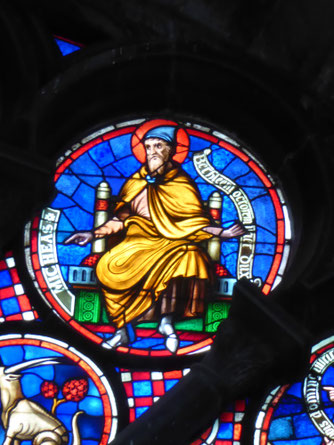 Notre-Dame de Tournai Rosace - Profeet MICHEAS
