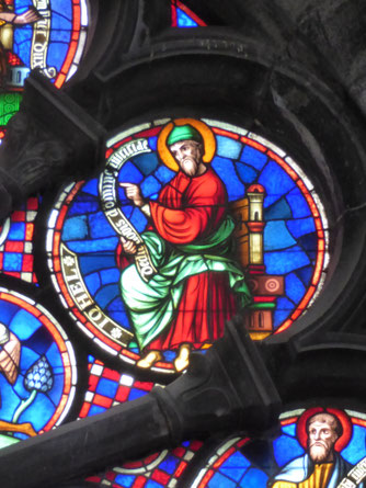 Notre Dame de Tournai Rosace - Profeet IOHEL