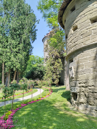 Stadtgarten Überlingen - mittelalterliches Grabensystem