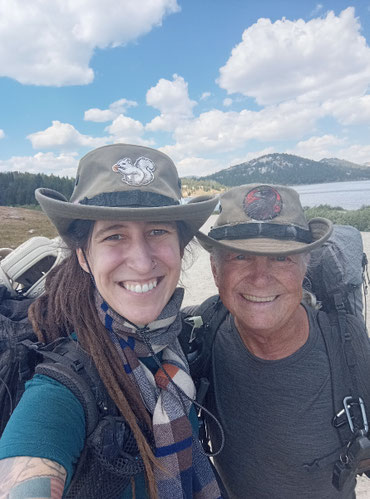 Sarah Flory, Sarah Bauer, Sarah und Rand, Altersunterschied, Wandern, Trekking in Wyoming, Wandern in den USA, zelten in den USA