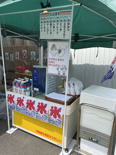 かき氷屋台
