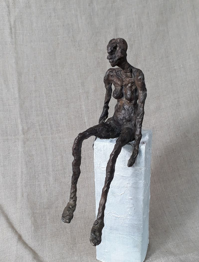 modèle vivant - BrigitteValin - sculptrice -sculpture en bronze