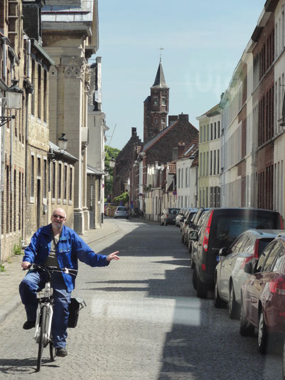 Bruges scène de rue