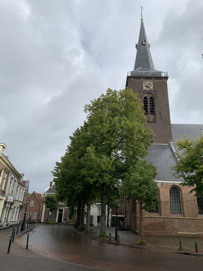 Abcoude, Vorort Amsterdams, Holland, Niederlande, Grachten, Kirche, Dorpskerk