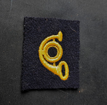 Insigne tissu cor de chasse brodé prix de tir 