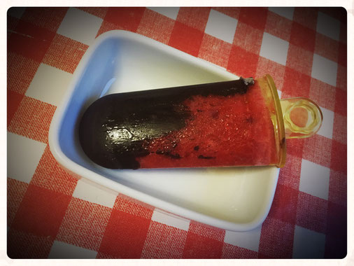 Eis am Stiel Thermomix, Eis am Stiel vegan, Eis am Stiel Erdbeeren, Eis am Stiel mit Schokolade, Eis am Stiel Schokolade vegan Thermomix