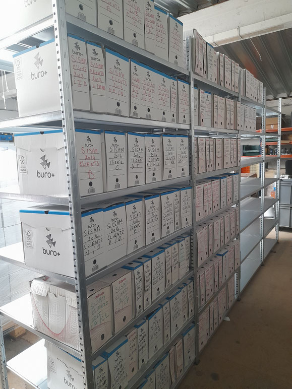 Rayonnage pour archives