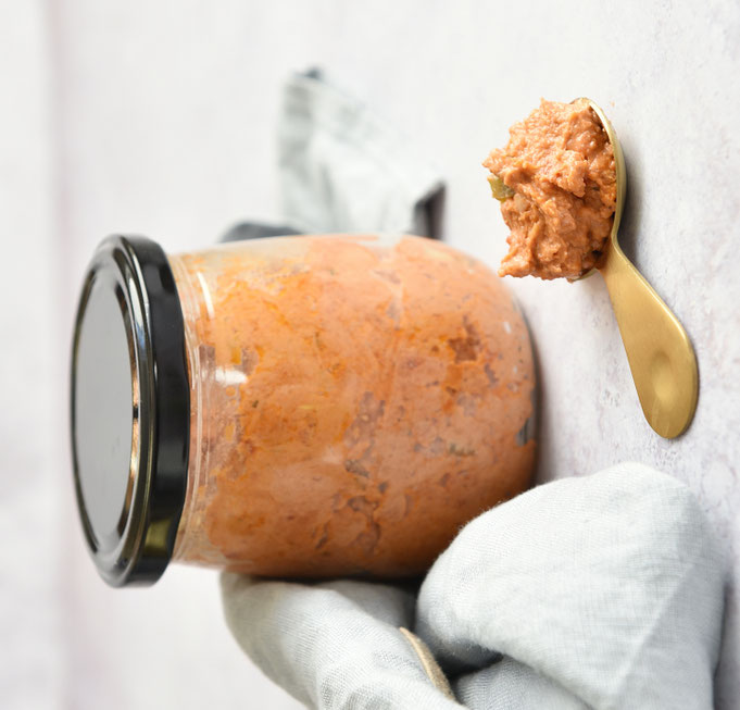Brotaufstrich Tomate Jalapeno, Aufstrich selbst gemacht Thermomix, Tomapeno