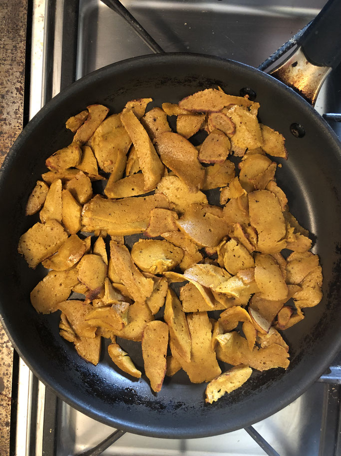 Fleischersatz für Geschnetzeltes Hühnchen Art selber machen, Thermomix