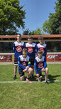 U16 des TVH Marcel Grulke, Marco Vilas Boas Fahrner, Nils Deckenbach, Lars Rößger und Elias Thiermann
