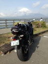 富士山がお出迎え