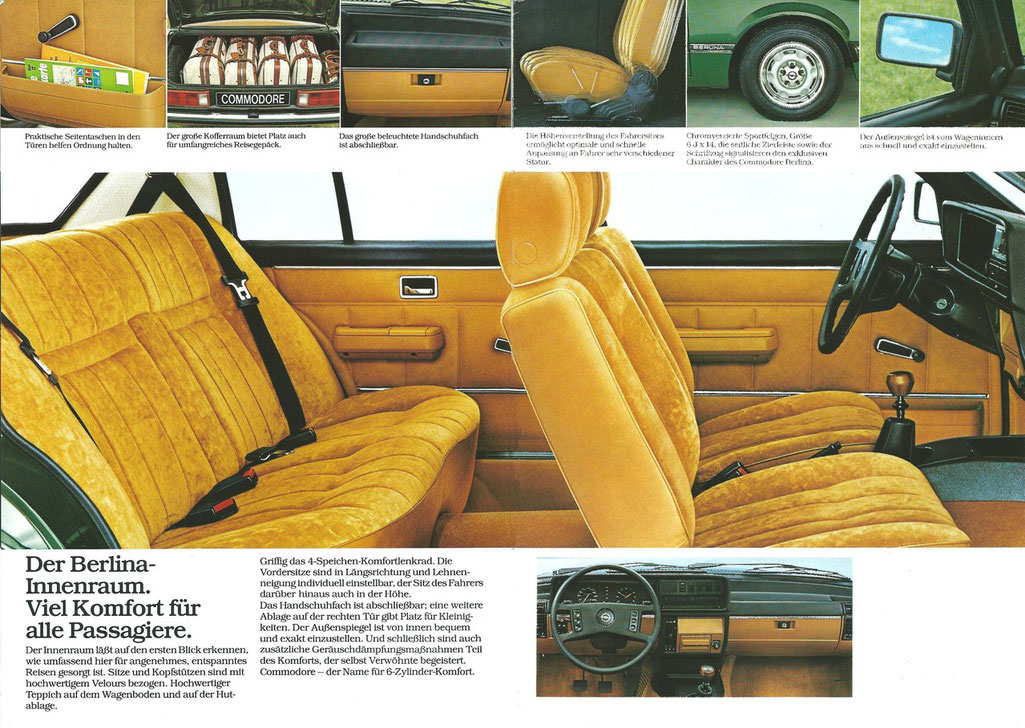 Prospekt Opel Commodore C 1979
