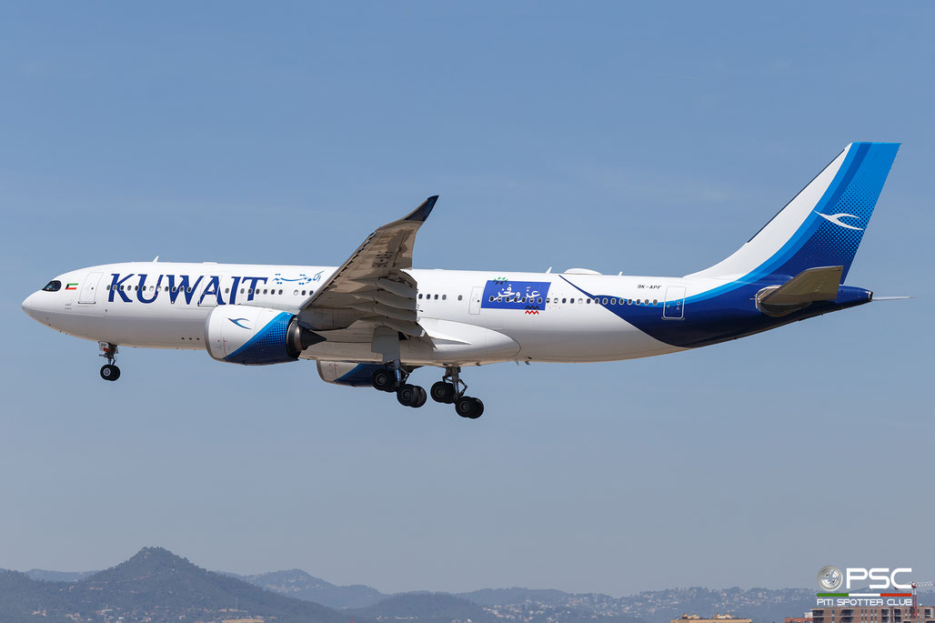 9K-APF Airbus A330-841 1964  Trent 7000-72 Al Boom Kuwait Airways 2020 @ Barcellona BCN 05 2026 © Piti Spotter Club Verona
