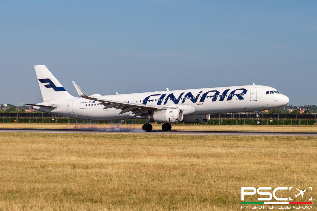 OH-LZU Airbus A321-231 8401  V2533-A5  Finnair (CDB Aviation) 2018  @ Verona Villafranca 05 2026 © Piti Spotter Club Verona