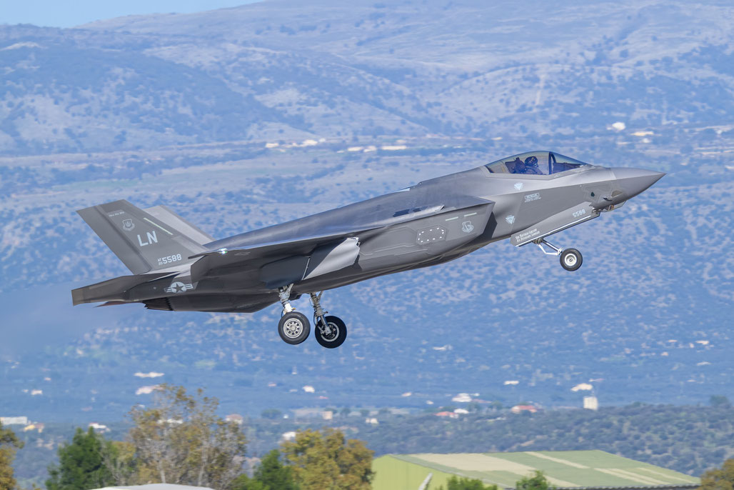 20-5588 LN F-35A-4 AF-348 495th FS @ Falcon Strike 2025  © Archivio Piti Spotter Club Verona