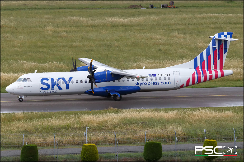 SX-TFI ATR 72-212A (600) 1689  PW127M  Sky Express (Abelo) 2024 @ Tirana TIA 05 2026 © Piti Spotter Club Verona