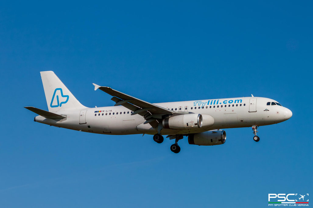YR-LIA Airbus A320-232 2422  V2527-A5  Fly Lili 2005  @ Verona Villafranca 05 2026 © Piti Spotter Club Verona