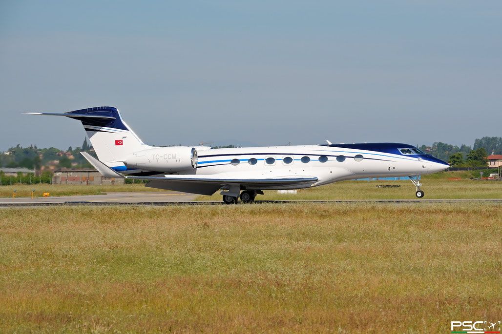 TC-CCM Gulfstream GVI (G650ER) 6443  BR725-A1-12   2020  @ Verona Villafranca 05 2026 © Piti Spotter Club Verona