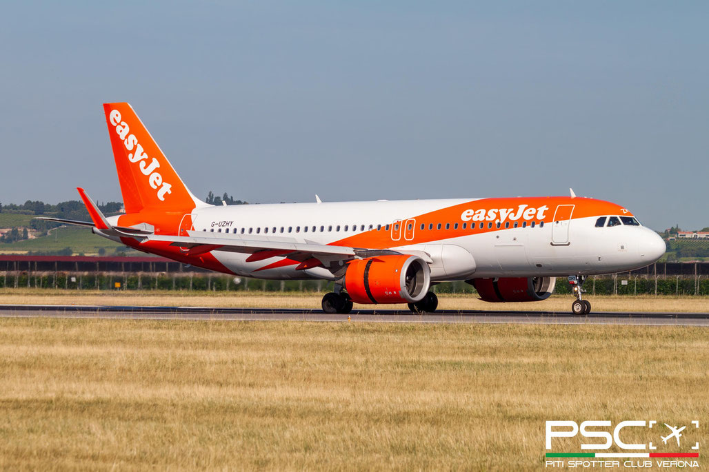 G-UZHY Airbus A320-251N 8920  LEAP 1A26  easyJet 2019 @ Verona Villafranca 05 2026 © Piti Spotter Club Verona