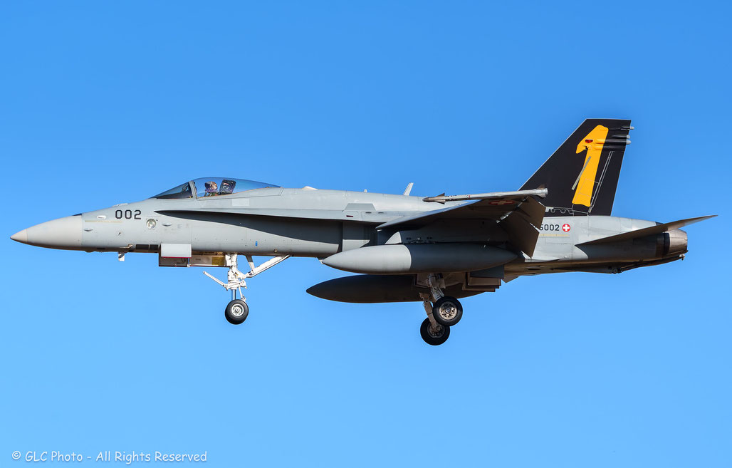 J-5002  F/A-18C-48-MC 1315/SFC002 Fliegerstaffel 11 @ Tiger Meet 2025 - Beja -  08 2025 © Archivio Piti Spotter Club Verona