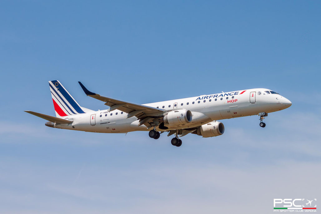 F-HBLV Embraer ERJ 190 STD 19000689  CF34-10E5  Air France Hop (Chorus Aviation Capital) 2015  @ Verona Villafranca 05 2026 © Piti Spotter Club Verona