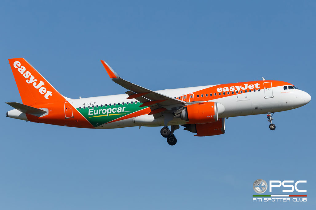 G-UZLF Airbus A320-251N 9103  LEAP 1A26 Frazer Lofts easyJet 2019 @ Verona Villafranca 05 2026 © Piti Spotter Club Verona