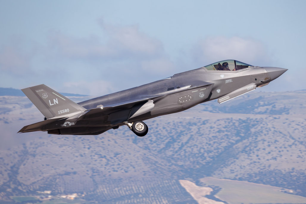 20-5580 LN F-35A-4 AF-340 495th FS @ Falcon Strike 2025  © Archivio Piti Spotter Club Verona
