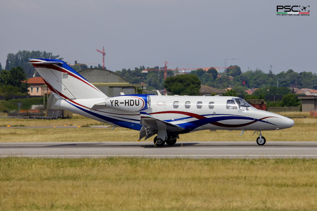 YR-HDU Cessna 525 Citation M2 525-1100  FJ44-1AP   2021  @ Verona Villafranca 05 2026 © Piti Spotter Club Verona