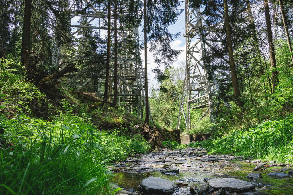 Am Grund der Ziemestalbrücke