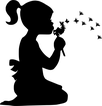 Silhouette d'un enfant