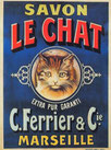 Affiche publicitaire Le Chat en 1905