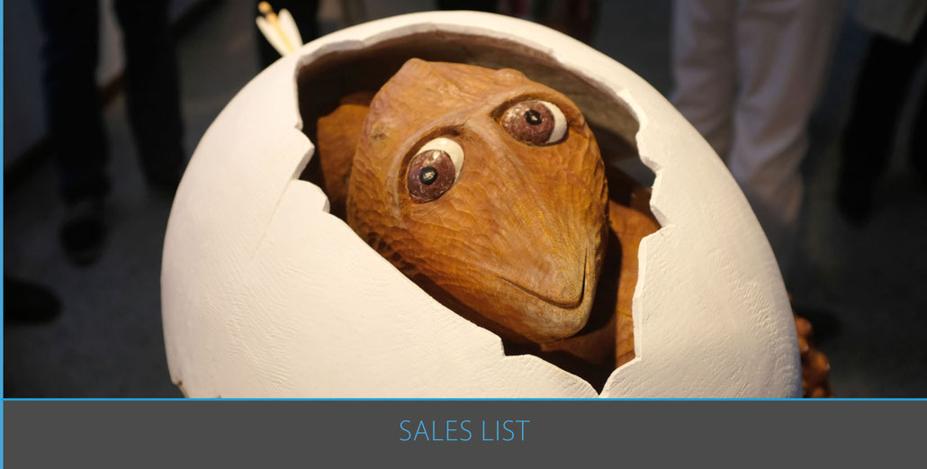 Area "sales list". The picture shows a sculpture.