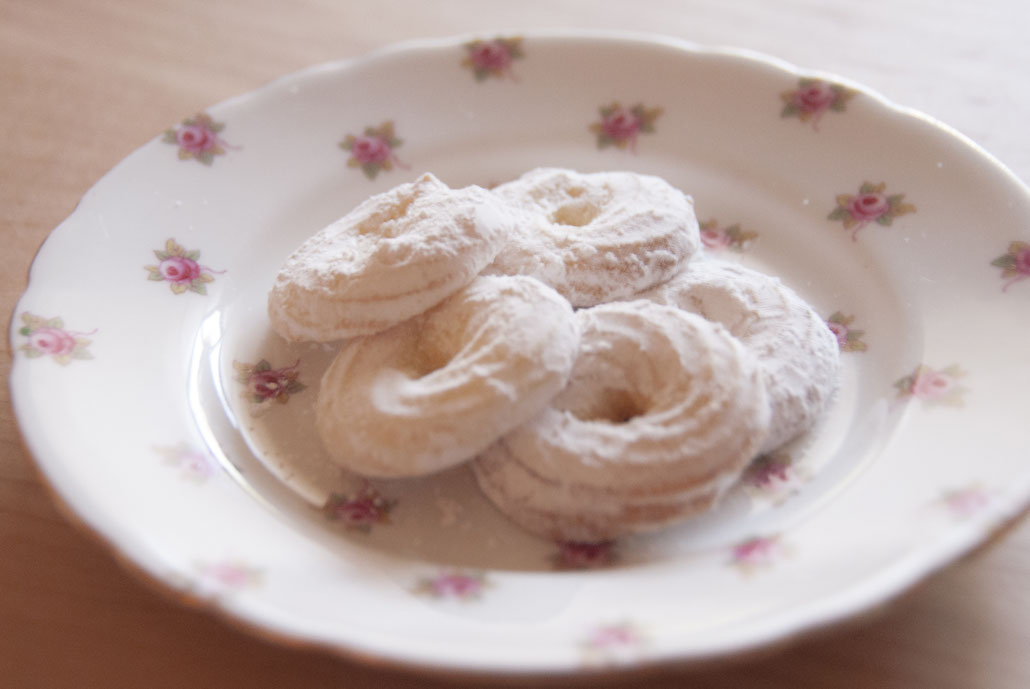 cookies au fromage à la crème  クリームチーズのリースクッキー