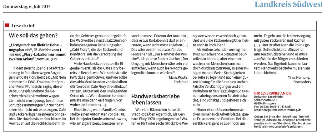 Quelle: Pirmasenser Zeitung