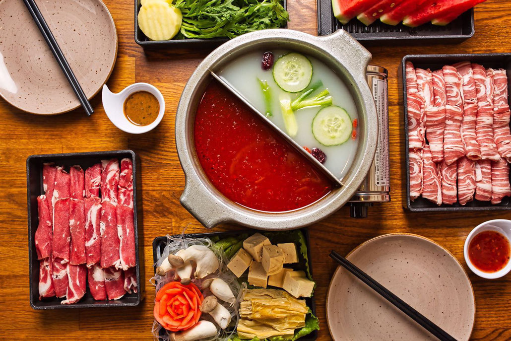 Eine kleine Auswahl von dem vielfältigen Buffet-Sortiment des Ichibans - qualitativ hochwertiges Buffet im chinesischen Restaurant