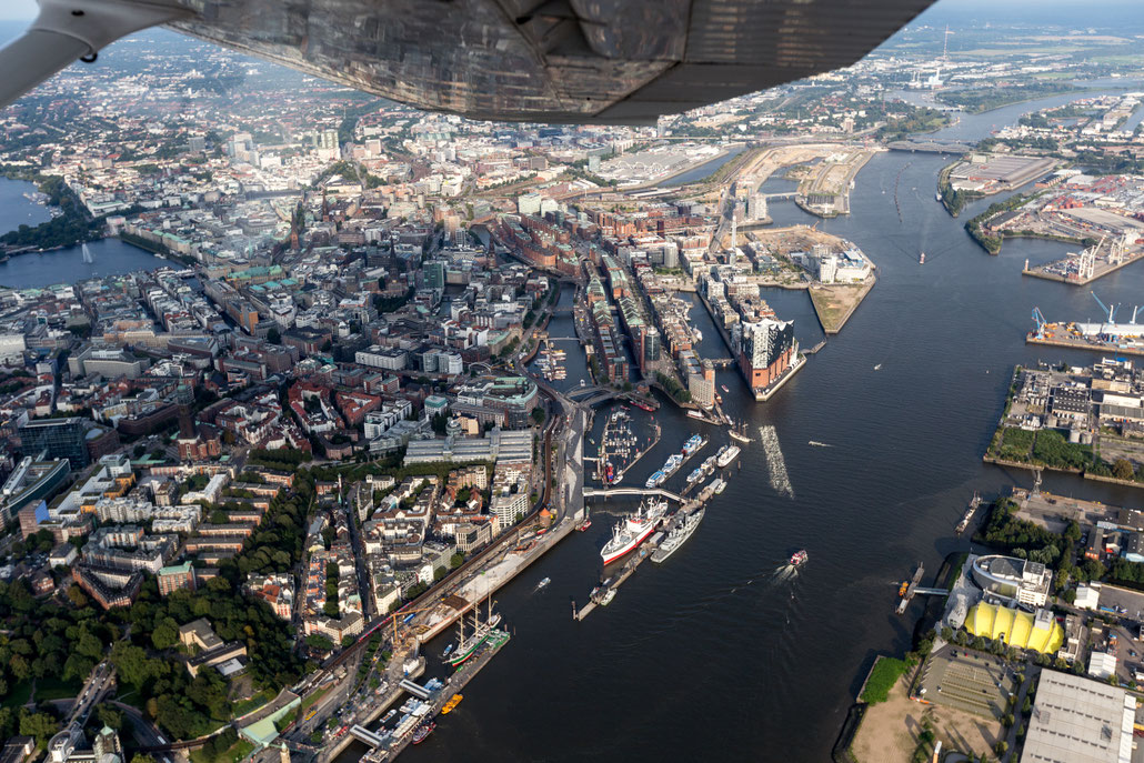 Hamburg from above Jens Assmann Photography