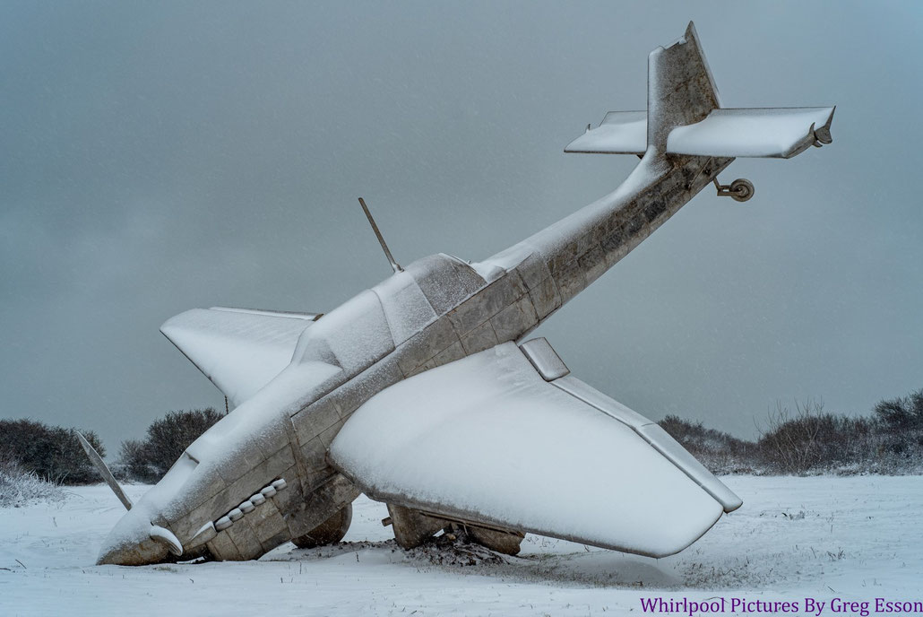 This is the one and only full-size metal replica of a Junkers JU 87 worldwide. 14 x 11 x 7 m