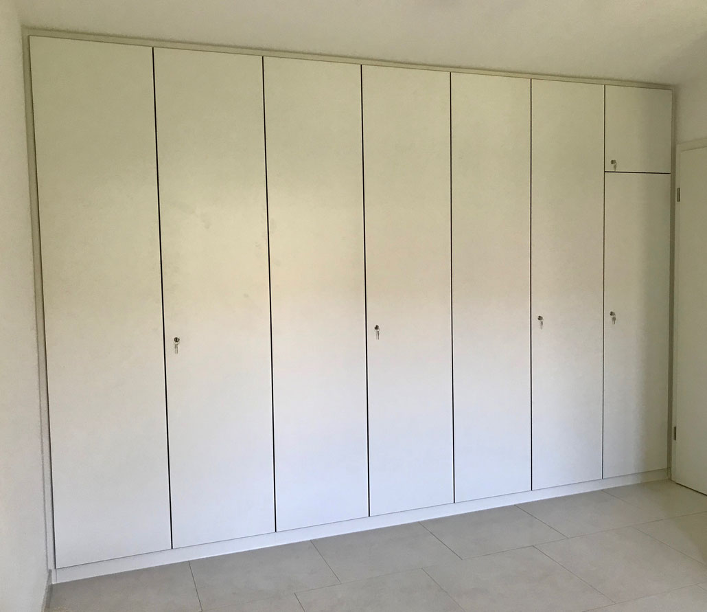 Einbauschrank, Nussbaum, weiss, Herrsching am Ammersee 