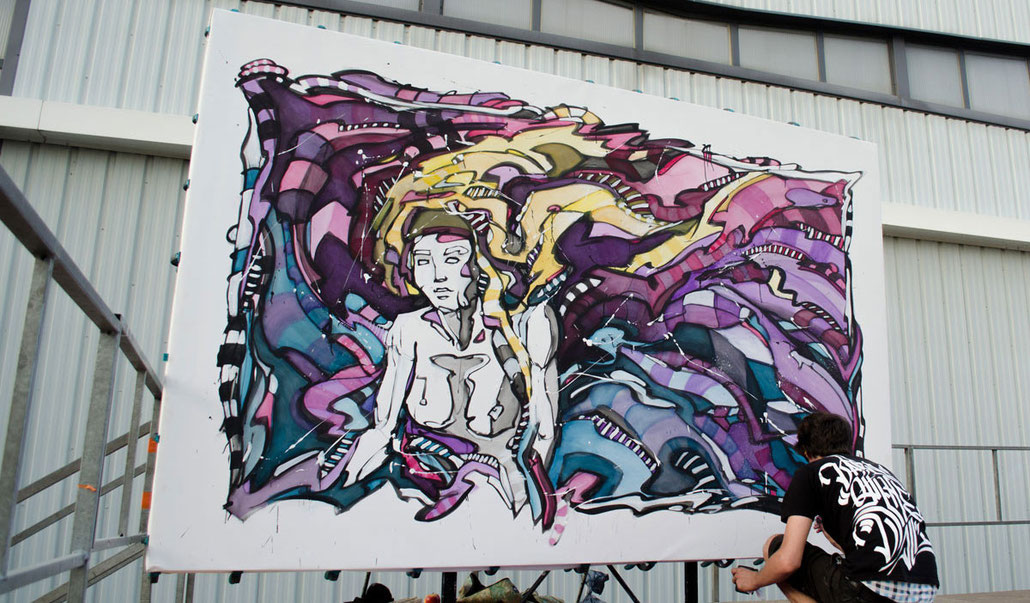 Matt.B, Peintures, performance, paintings, artiste, mattb, matthieu belleville, live painting, live, art, artcontemporain, street art, urban art, graffiti