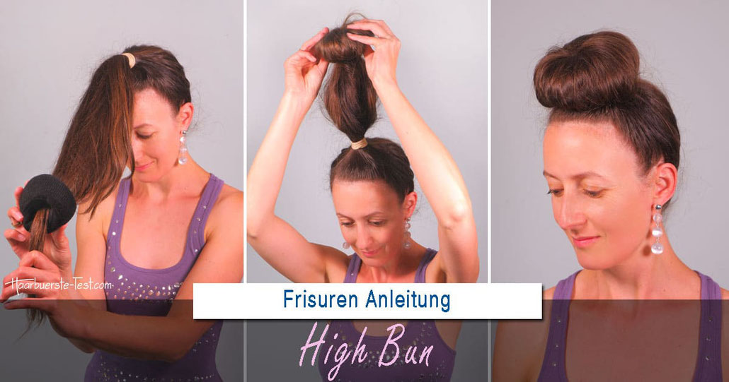 High Bun Anleitung: So einfach gelingt ein Sockendutt