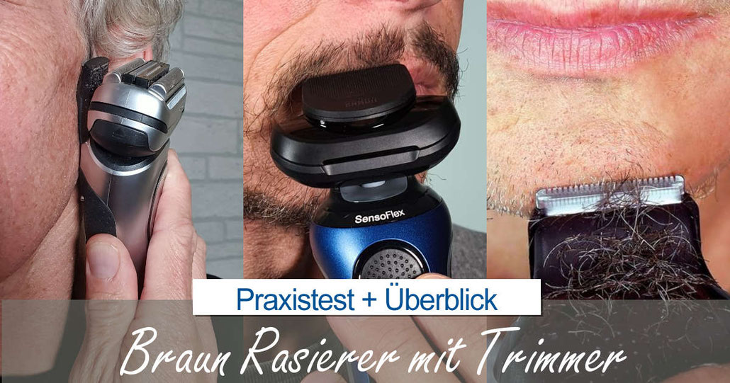 Braun Rasierer mit Trimmer